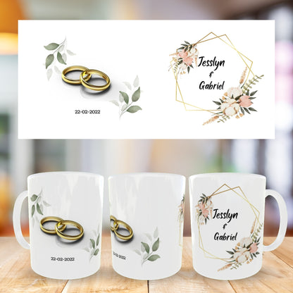 Customized Coffee Mugs ( Wedding Gift For Couple )
