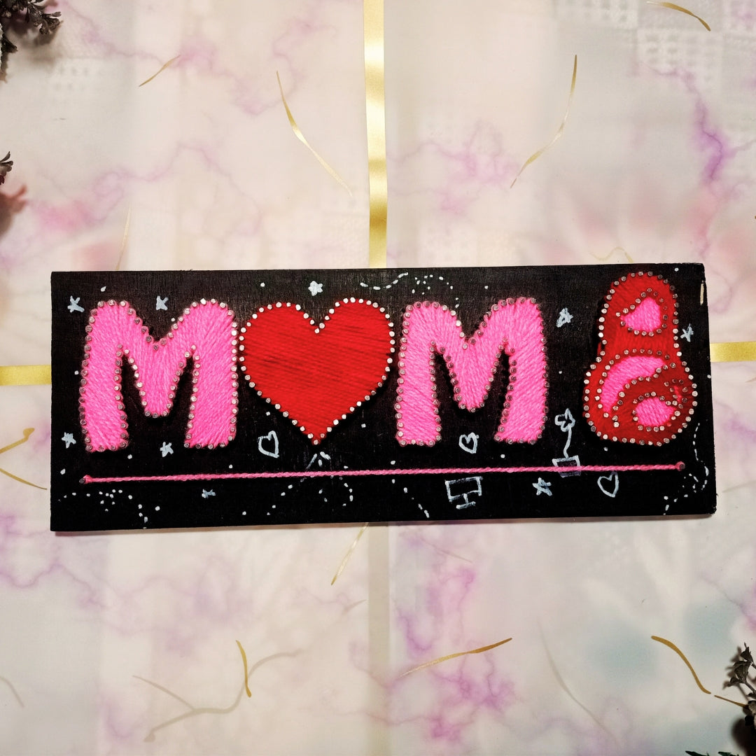 Creative String Art Name plate