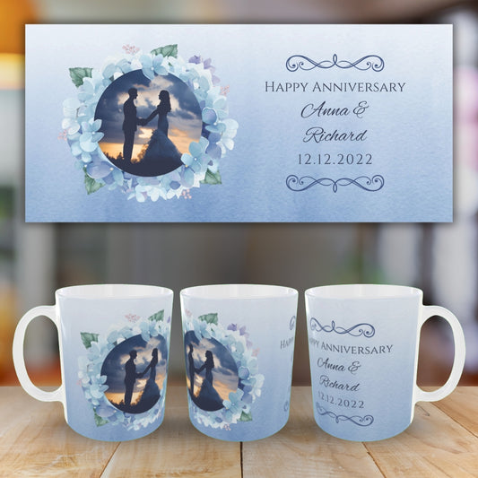 Customized Coffee Mugs For Couple ( anniversary )
