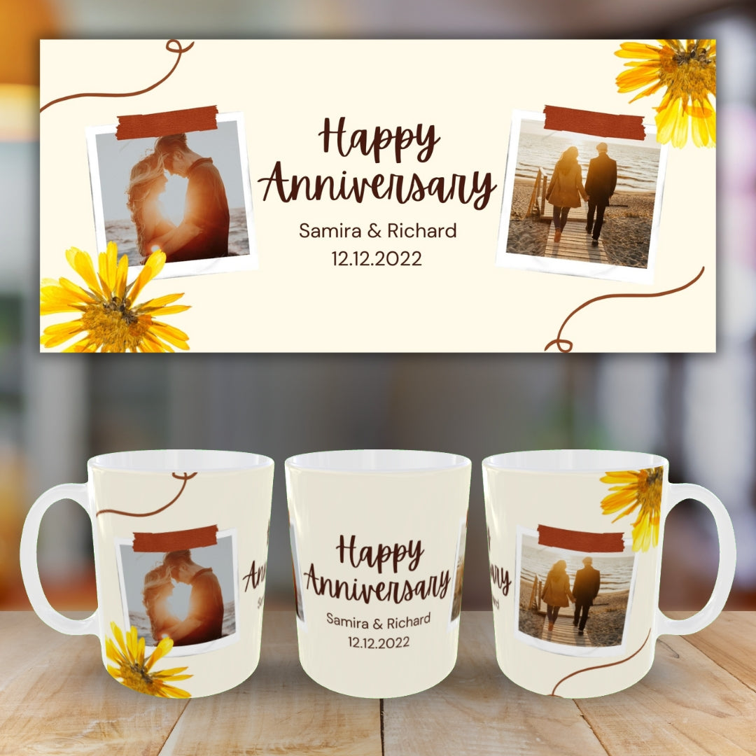 Customized Coffee Mugs For Couple ( anniversary )