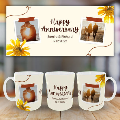 Customized Coffee Mugs For Couple ( anniversary )