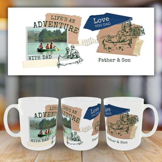 Customized Coffee Mugs For Dad ( Your Super Hero )