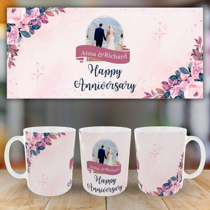 Customized Coffee Mugs For Couple ( anniversary )