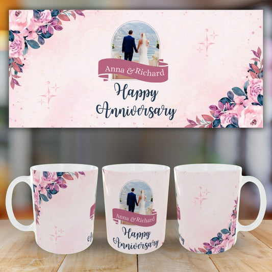 Customized Coffee Mugs For Couple ( anniversary )