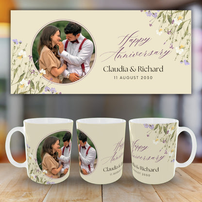 Customized Coffee Mugs For Couple ( anniversary )