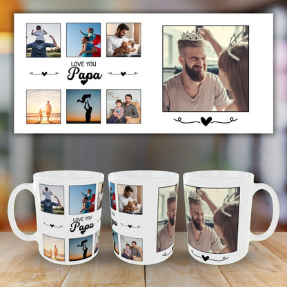 Customized Coffee Mugs For Dad ( Your Super Hero )