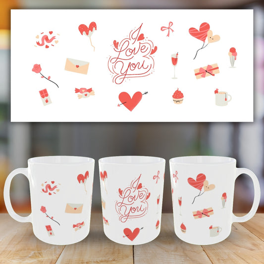 Customized Coffee Mugs ( Valentine's Day )