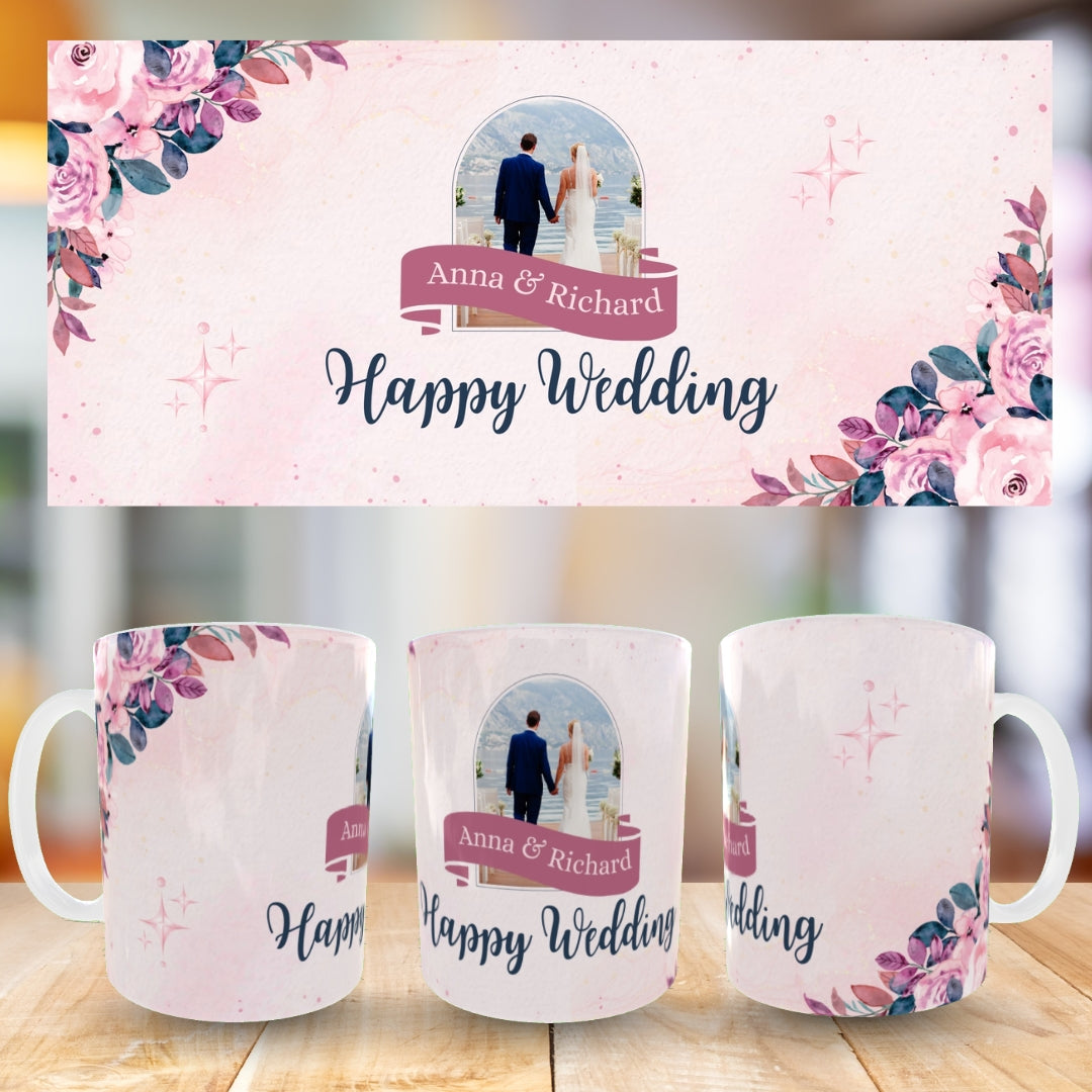 Customized Coffee Mugs ( Wedding Gift For Couple )