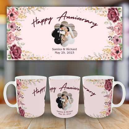 Customized Coffee Mugs For Couple ( anniversary )