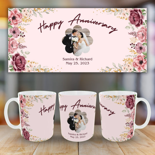 Customized Coffee Mugs For Couple ( anniversary )