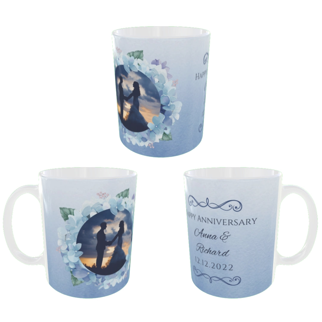 Customized Coffee Mugs For Couple ( anniversary )