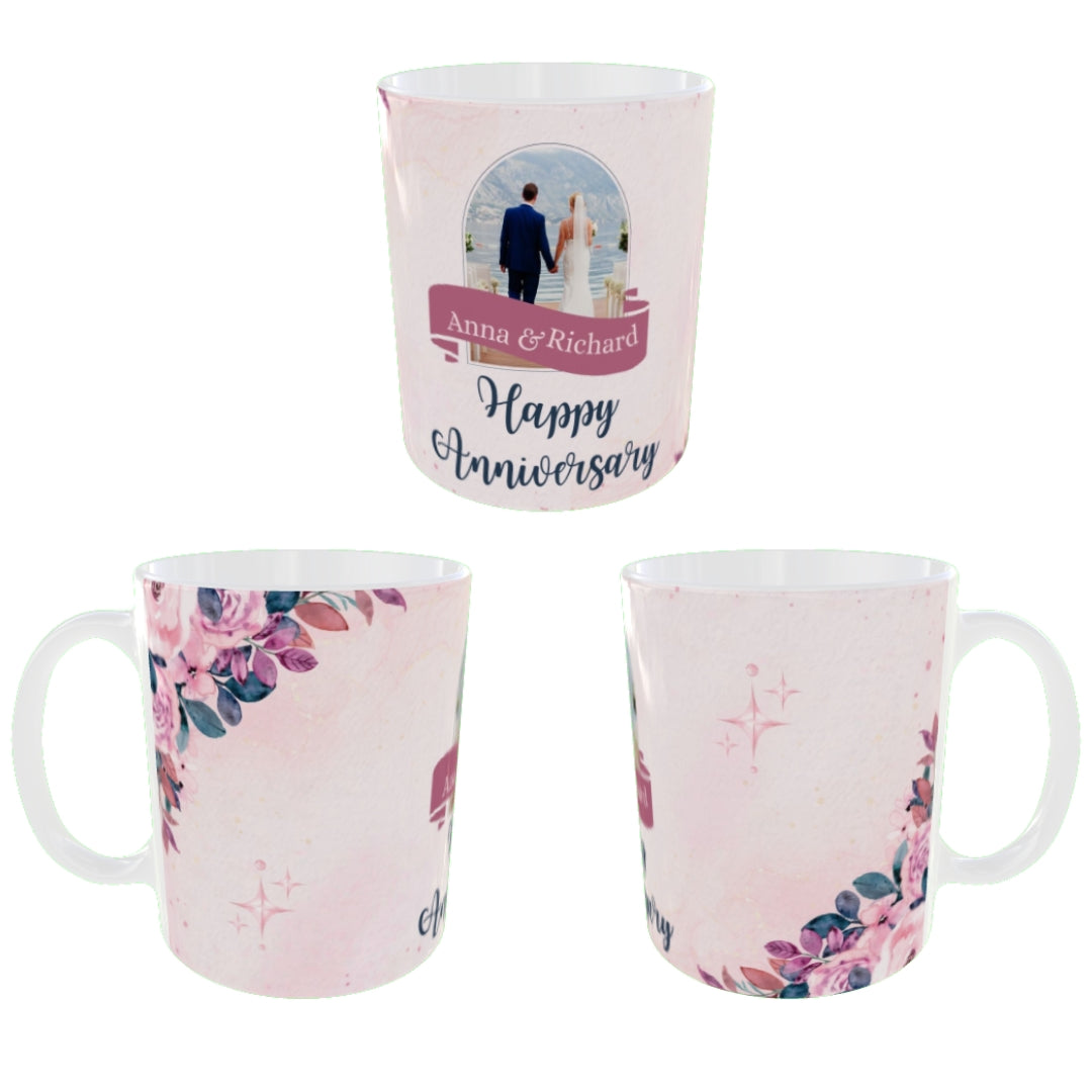 Customized Coffee Mugs For Couple ( anniversary )