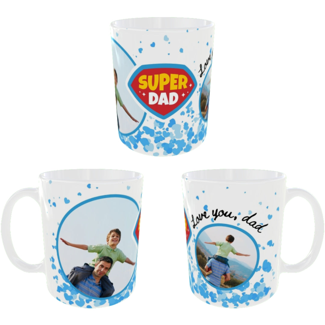 Customized Coffee Mugs For Dad ( Your Super Hero )