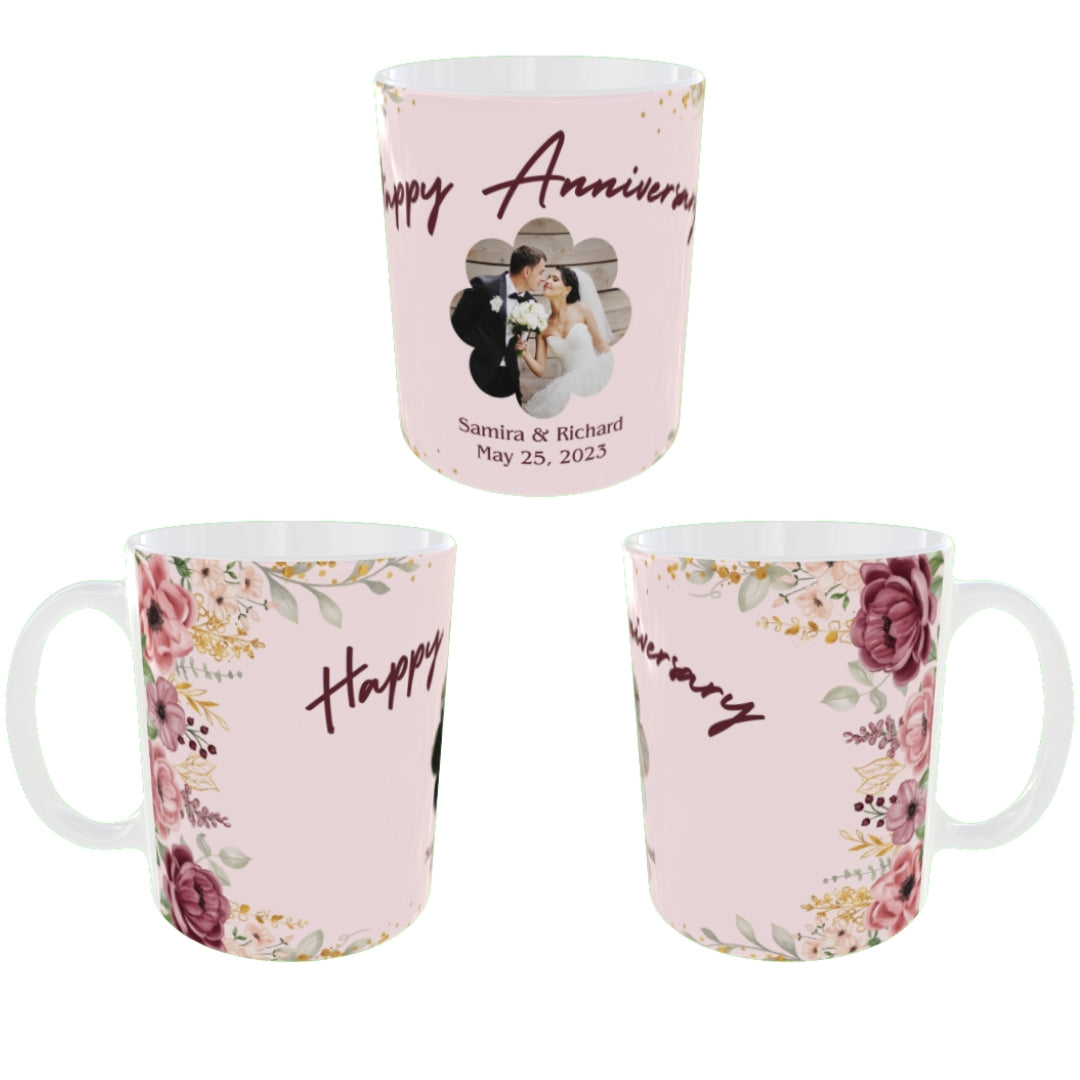 Customized Coffee Mugs For Couple ( anniversary )
