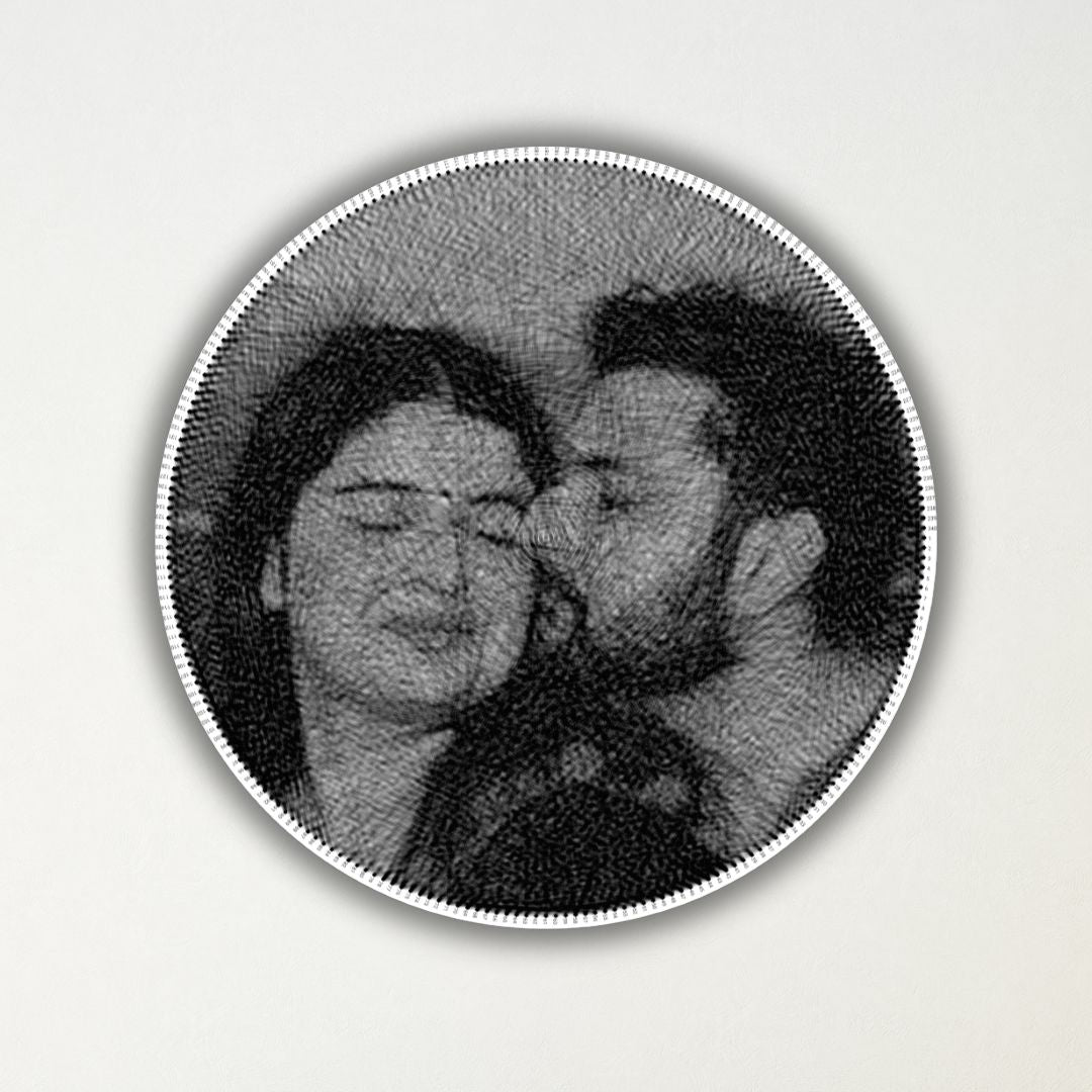 ( Couple Portrait ) A personalized string art portrait Single & Double Face