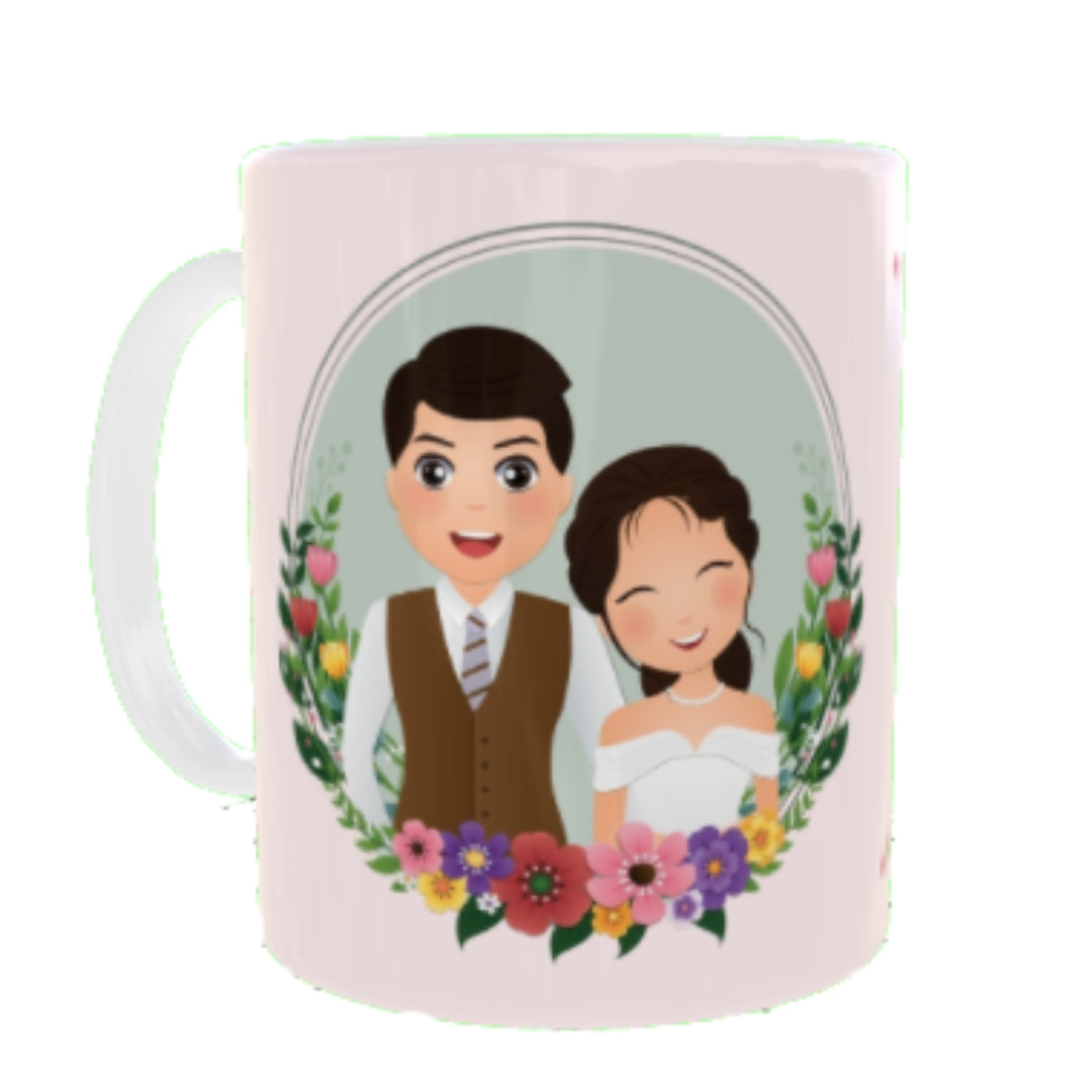 Customized Coffee Mugs ( Wedding Gift For Couple )