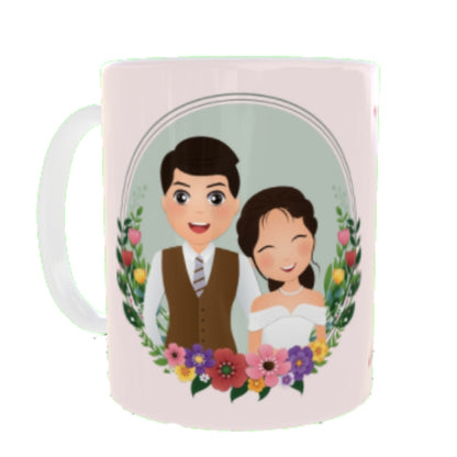 Customized Coffee Mugs ( Wedding Gift For Couple )