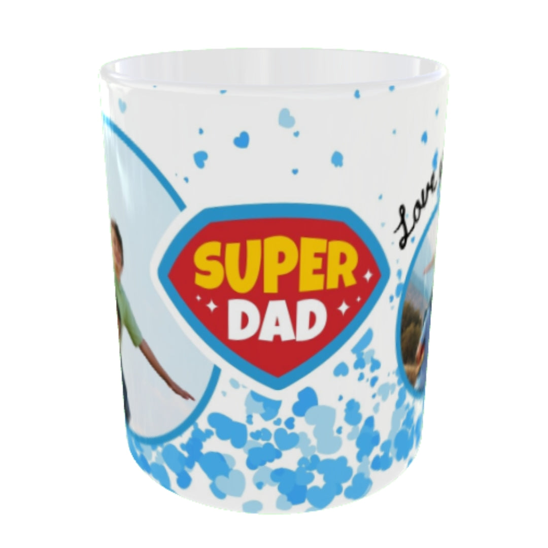 Customized Coffee Mugs For Dad ( Your Super Hero )