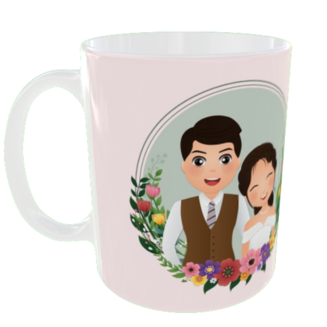 Customized Coffee Mugs For Couple ( anniversary )