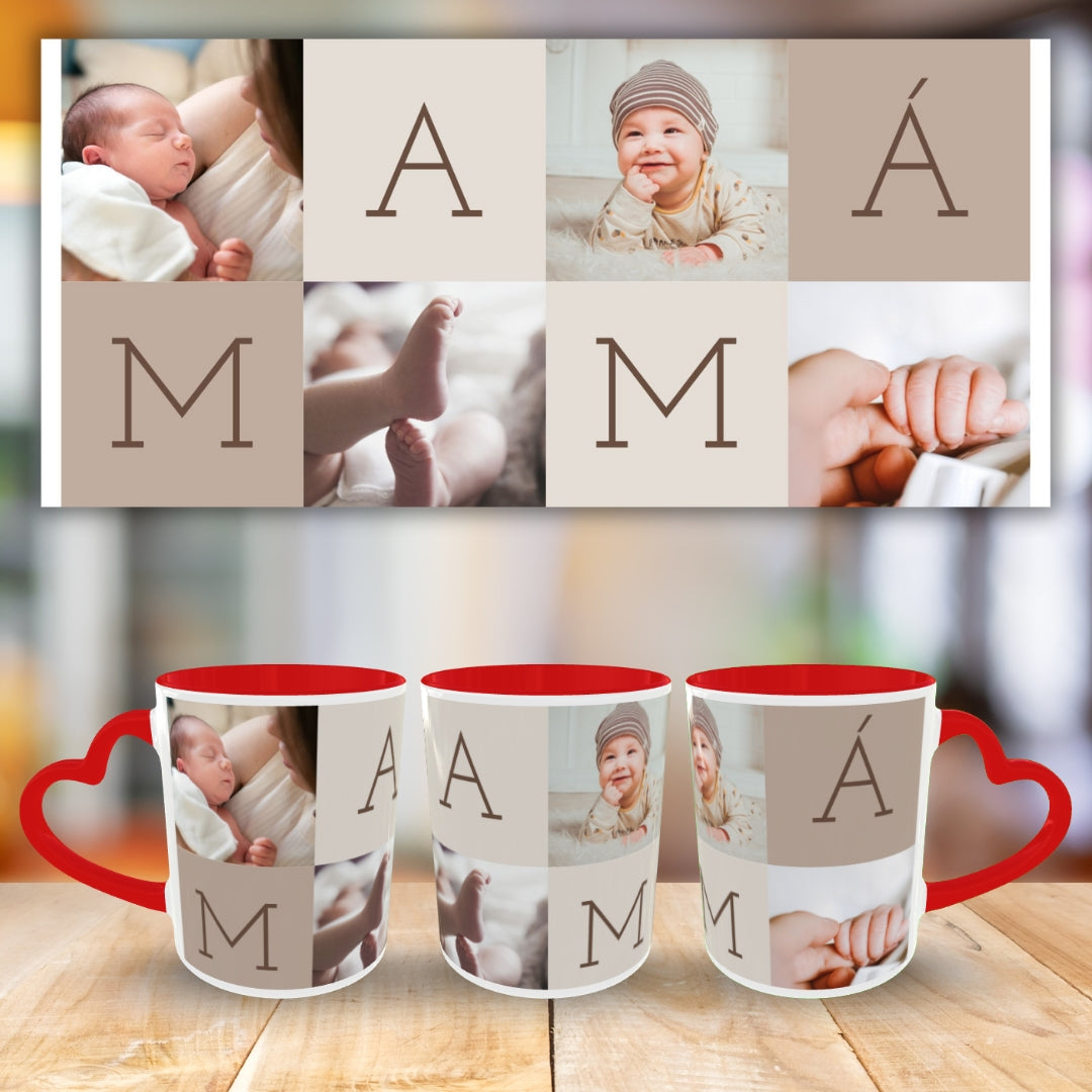 Customized Coffee Mugs For Little Baby in Red