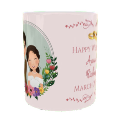 Customized Coffee Mugs ( Wedding Gift For Couple )