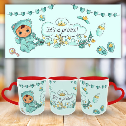 Customized Coffee Mugs For Little Baby in Orange