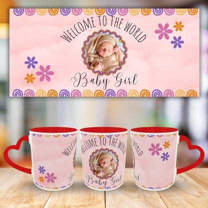 Customized Coffee Mugs For Little Baby in Red