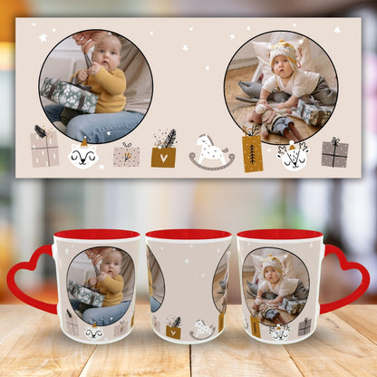 Customized Coffee Mugs For Little Baby in Red