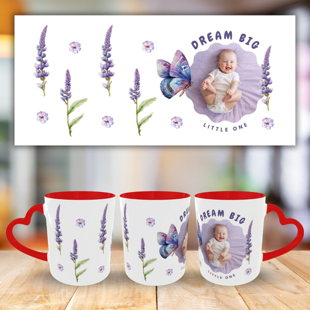 Customized Coffee Mugs For Little Baby in Red