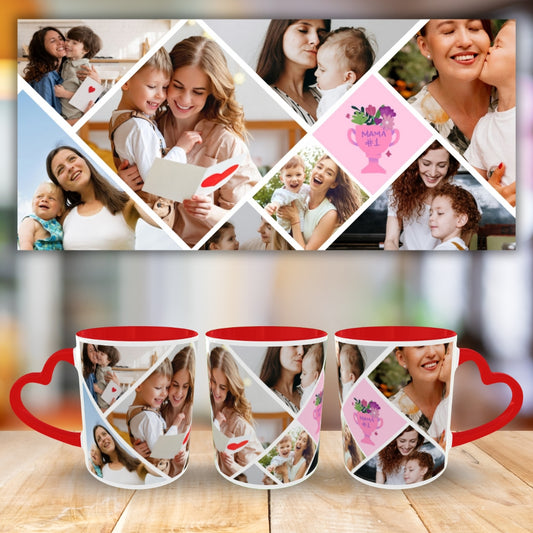 Customized Coffee Mugs For mother in Red ( Special for Mother )