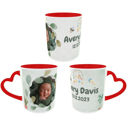 Customized Coffee Mugs For Little Baby in Red
