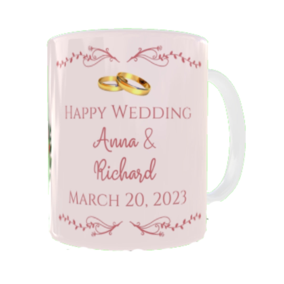 Customized Coffee Mugs ( Wedding Gift For Couple )