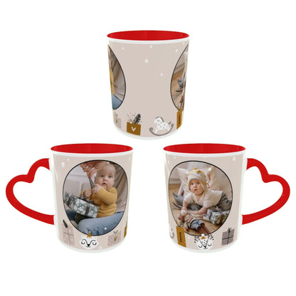 Customized Coffee Mugs For Little Baby in Red