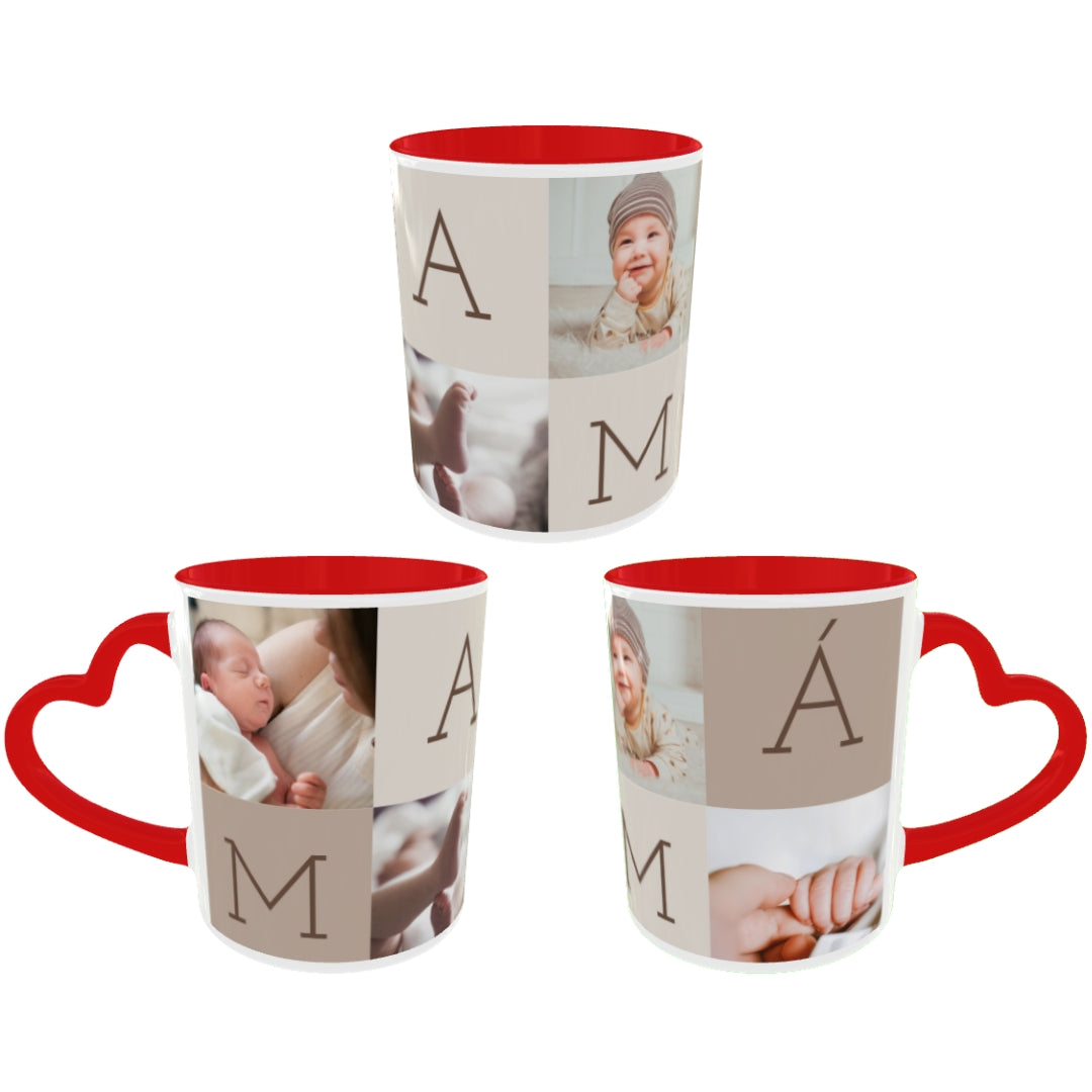 Customized Coffee Mugs For Little Baby in Red