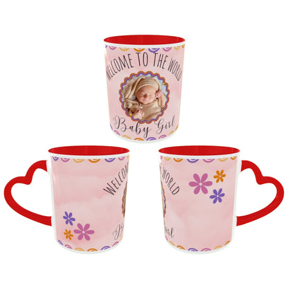 Customized Coffee Mugs For Little Baby in Red