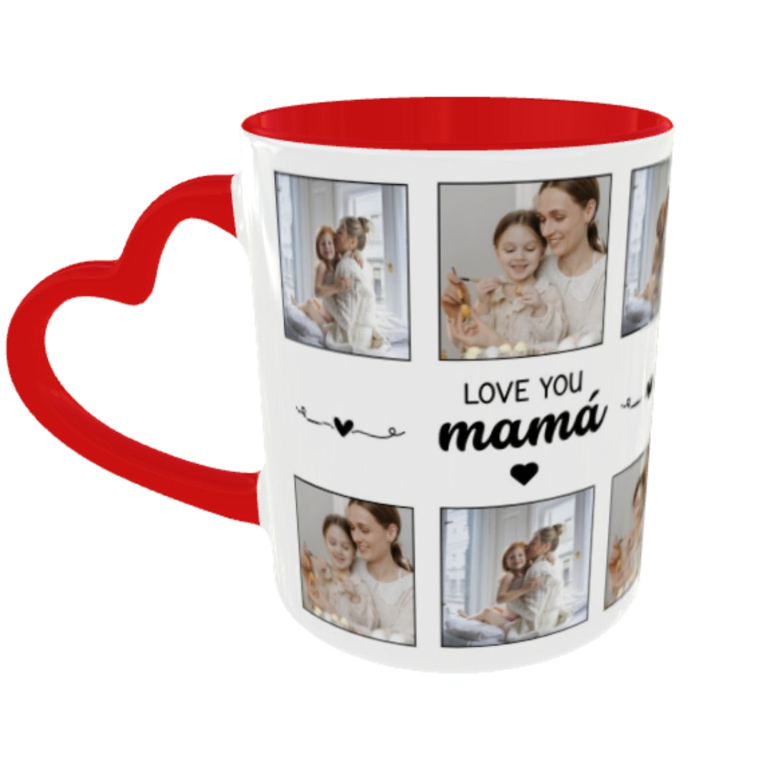 Customized Coffee Mugs For mother in Red ( Special for Mother )