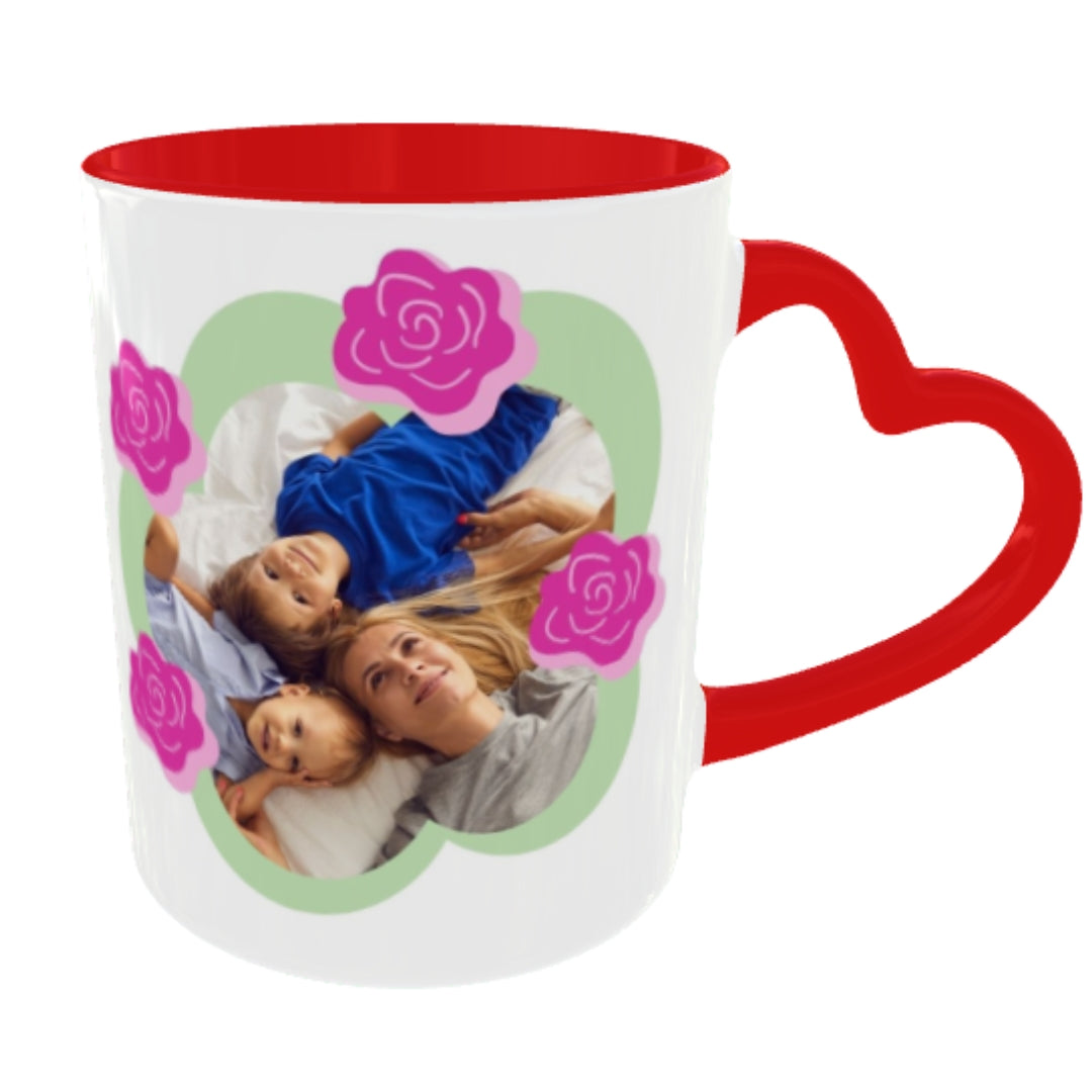 Customized Coffee Mugs For mother in Red ( Special for Mother )