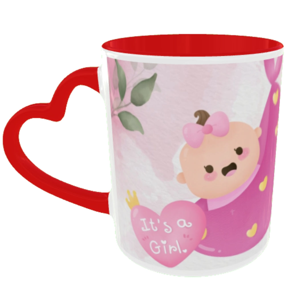 Customized Coffee Mugs For Little Baby in Red