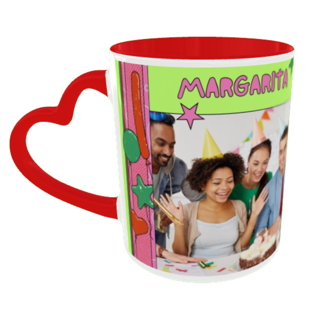 Customized Coffee Mugs For Birthday in Red