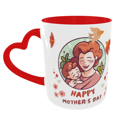 Customized Coffee Mugs For mother in Red ( Special for Mother )