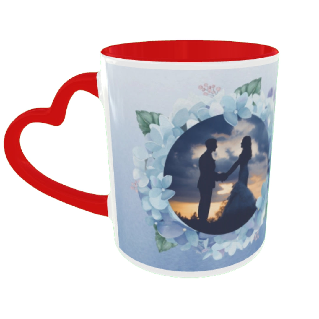 Customized Coffee Mugs For Couple in Red ( anniversary )