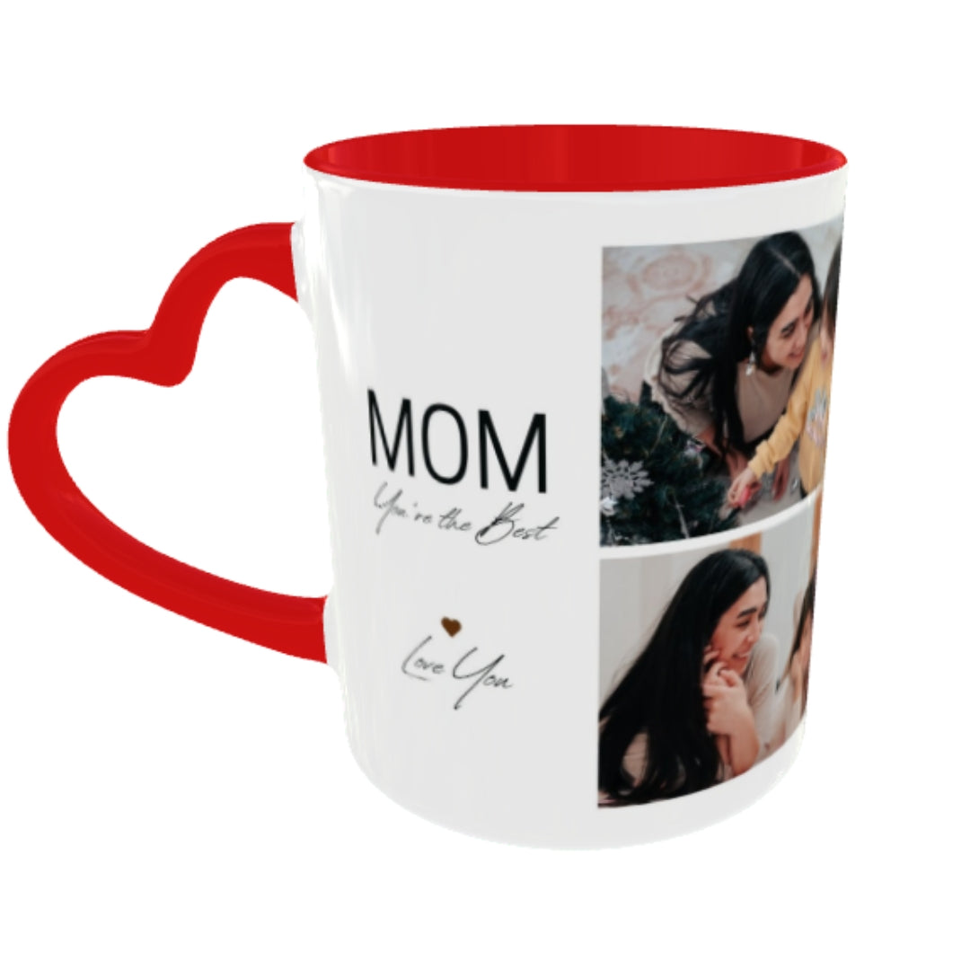 Customized Coffee Mugs For mother in Red ( Special for Mother )