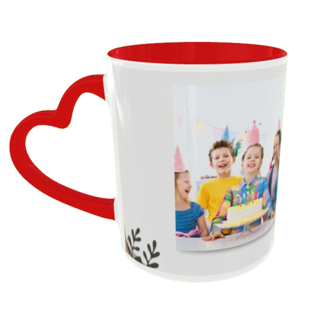 Customized Coffee Mugs For Birthday in Red