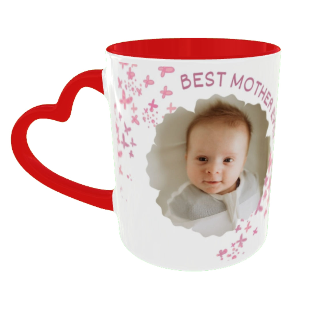 Customized Coffee Mugs For mother in Red ( Special for Mother )