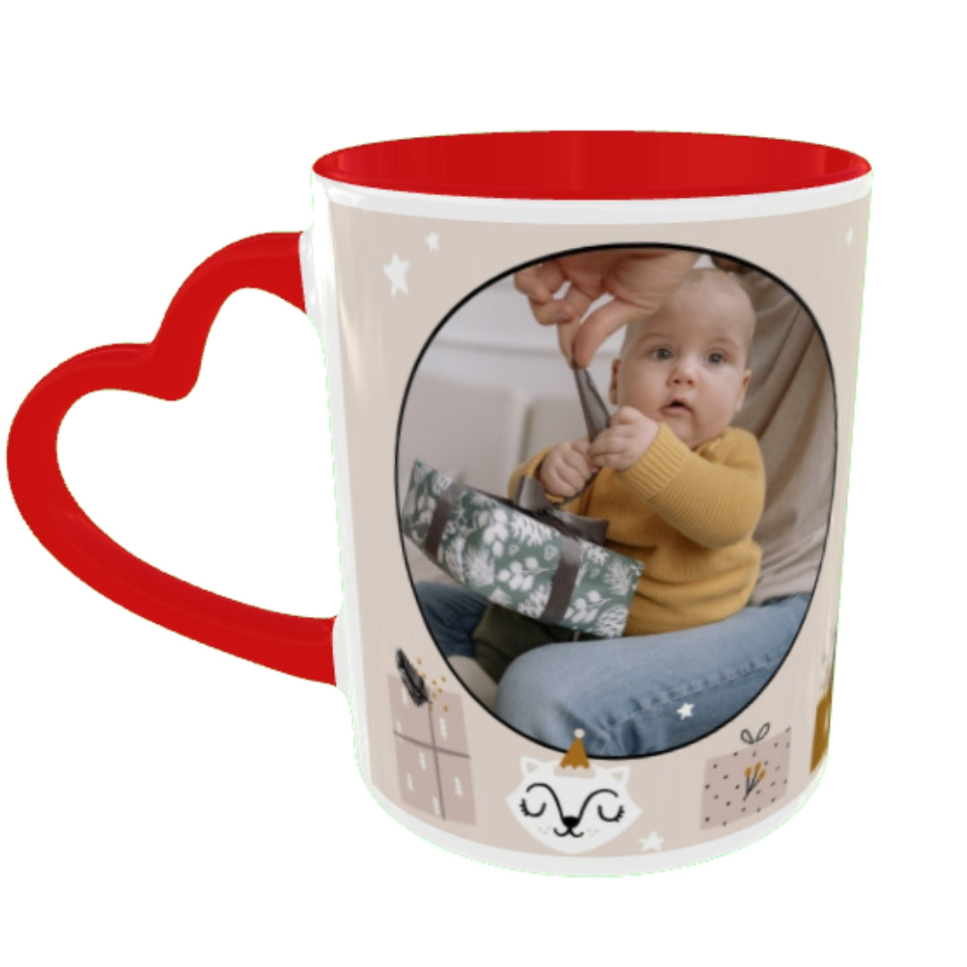 Customized Coffee Mugs For Little Baby in Red