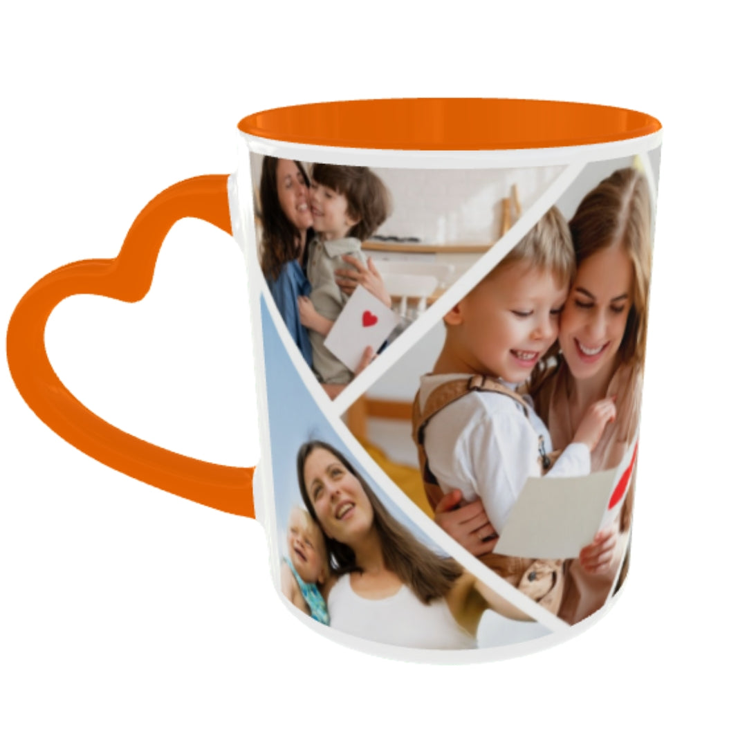 Customized Coffee Mugs For mother in Orange ( Special for Mother )