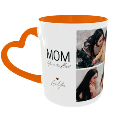 Customized Coffee Mugs For mother in Orange ( Special for Mother )